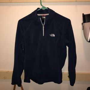 Navy Blue Northface Quarter-Zip